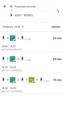 WeBus - Bus e treni a Bologna, Imola e Ferrara screenshot 2