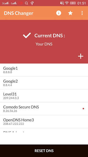 Dns Changer Free (no root 3G/WiFi) screenshot 4