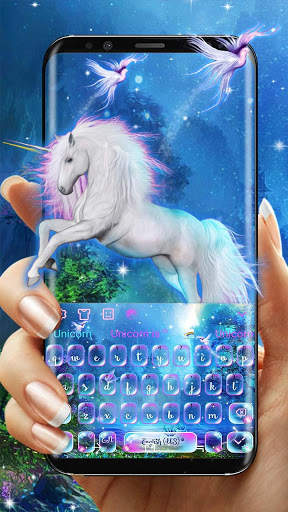 White Magic Unicorn Keyboard screenshot 1
