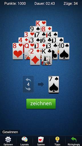 Solitaire Pyramid - Karte screenshot 4