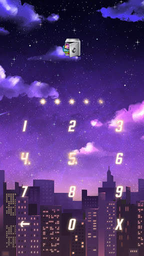 AppLock Live Theme Starry Night – Paid Theme screenshot 2