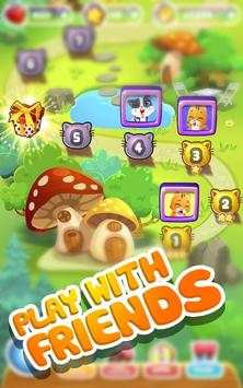 Bubble Shooter Rescue -Pet Cat Bubble blast crush screenshot 2