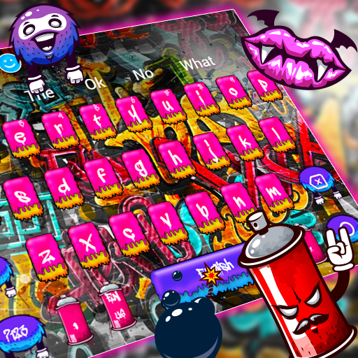 Wall Street Graffiti Keyboard Theme icon