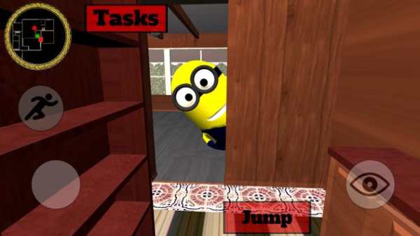 Hello Funny Minion Neighbor 3D screenshot 1