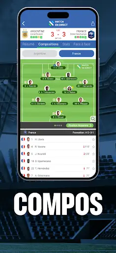 Match en Direct - Live Score 6 تصوير الشاشة