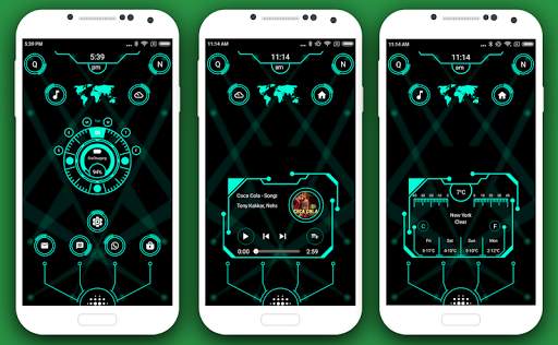 Futuristic Launcher 2020 - nextgen theme screenshot 4