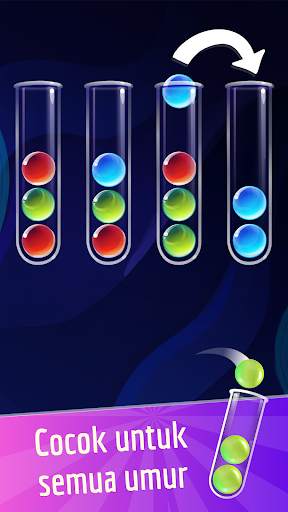 Ball Sort: Rupa Warna Bola screenshot 3