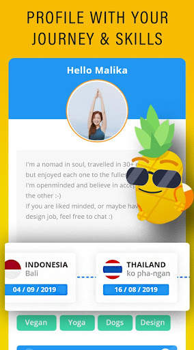 Nomad 10 - Digital Nomads Social Network 2021 screenshot 3