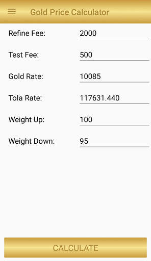 Gold Lab Price Calculator скриншот 2