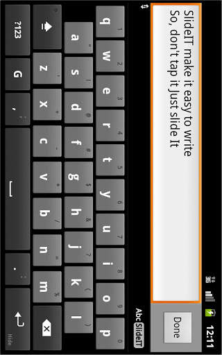 SlideIT Gingerbread Skin screenshot 3