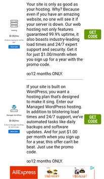 GoDaddy Promo Code - Promo Code AZ screenshot 2