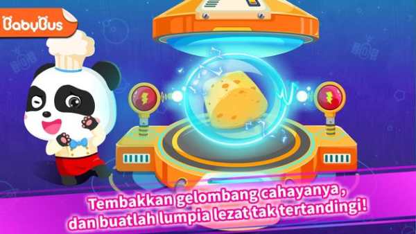 Dapur Ruang Angkasa Panda Kecil-Anak-Anak Memasak screenshot 1