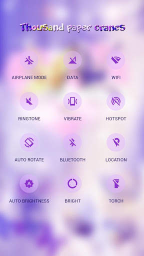 Thousand Paper Crane APUS Launcher Theme screenshot 3