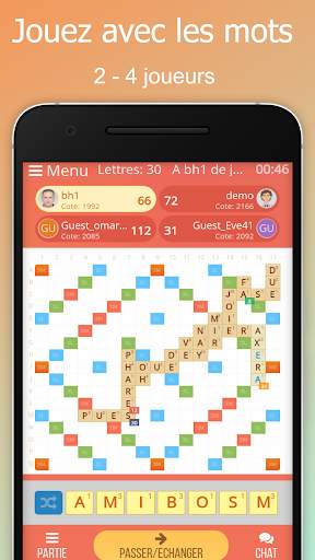Rackword- Jeu de mots en ligne screenshot 1