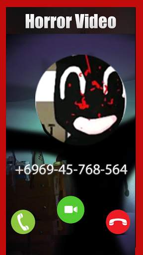 Video Call Horror Cartoon Cat Live screenshot 2