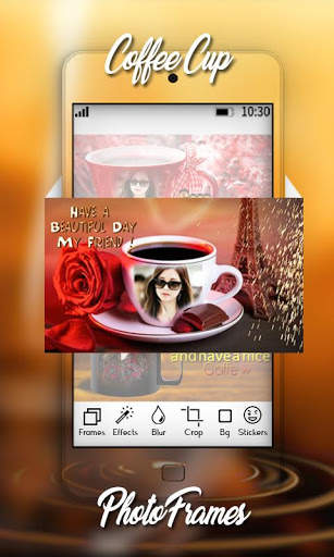 Coffee Mug Photo Frame with Photo Effect screenshot 4