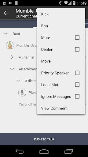 Plumble - Mumble VOIP (Free) screenshot 5