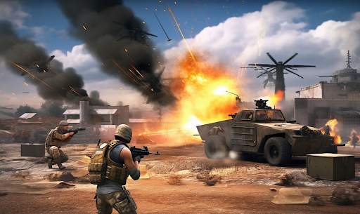 Commando Gun War Shooting Game 12 تصوير الشاشة