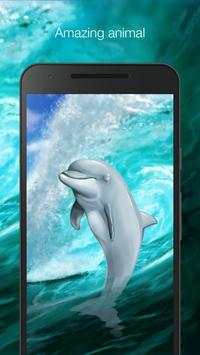 Dolphin in the sea live wallpaper screenshot 3