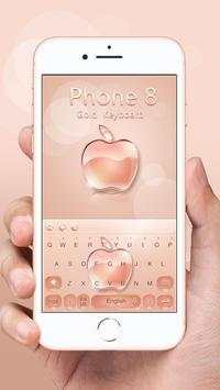 Keyboard for Phone 8 Gold screenshot 1