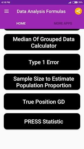 Data Analysis Formulas screenshot 5