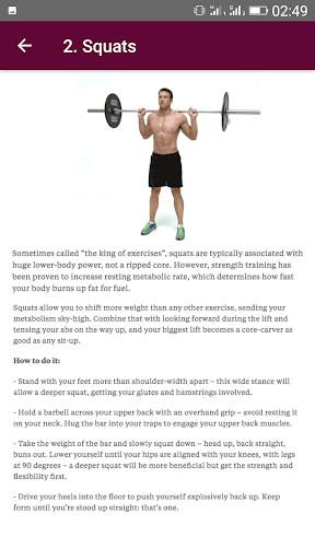 SIX PACK ABS WORKOUT screenshot 6