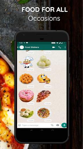 Food Stickers for WhatsApp screenshot 4