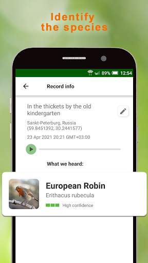 BirdNerd: Bird Song Identifier screenshot 2