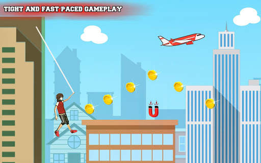 City bounce rope hero–Free offline adventure games screenshot 4