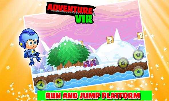 VIR Robot Boy Adventure Game screenshot 1