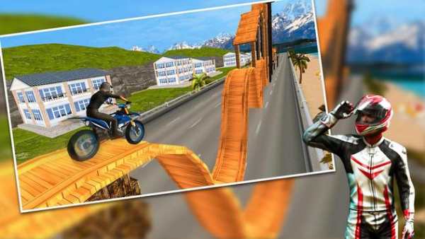 Extreme Tricky Trail Bike Stunt Race 3D Adventure screenshot 7