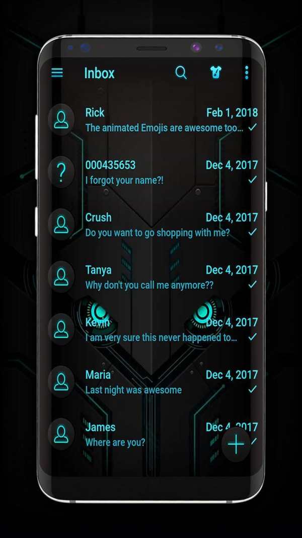Virtual Messenger SMS theme screenshot 1