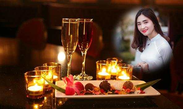 Candle Light Dinner Photo Frames screenshot 2