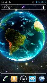 3D Earth Live Wallpaper screenshot 1