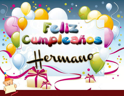 Feliz cumpleaños hermano fotos screenshot 1