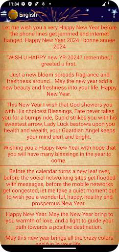 New Year 2024 SMS screenshot 3
