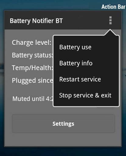 Battery Notifier BT  <Android9 screenshot 3