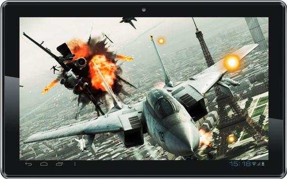Air Force Attack Liv Wallpaper screenshot 1