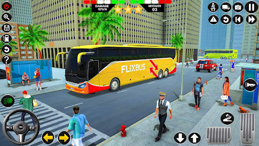 Passenger Bus Driving Games 3D screenshot 4