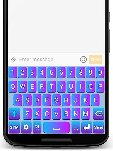 Blue-Purple Keyboard screenshot 2