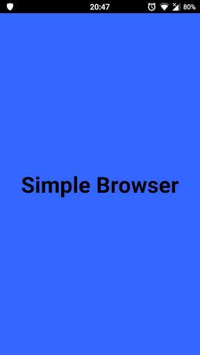 Simple Private Browser screenshot 1