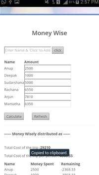Money Wise स्क्रीनशॉट 1