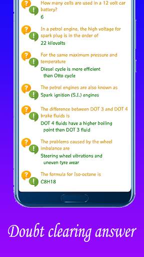 Automobile Engineering Quiz (Offline Online) screenshot 4