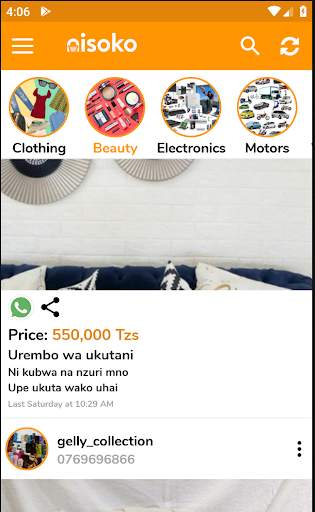 Nisoko App screenshot 1