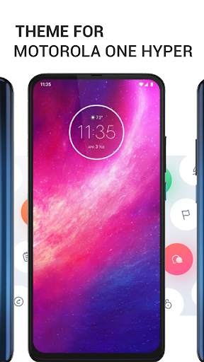 Launcher theme for Motorola One Hyper screenshot 2