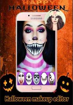 Halloween Makeup Photo Editor screenshot 2