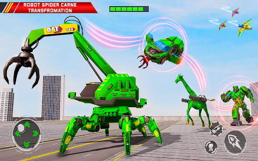 Spider Crane Robot Car Games screenshot 1