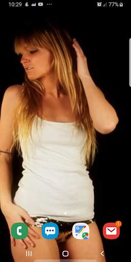 Dancing Girl Live Wallpaper screenshot 2