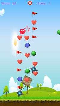 Red Aventure Candy Ball Jump screenshot 8