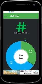 Hash Cricket Live Line : FASTEST CRICKET SCORE APP screenshot 7